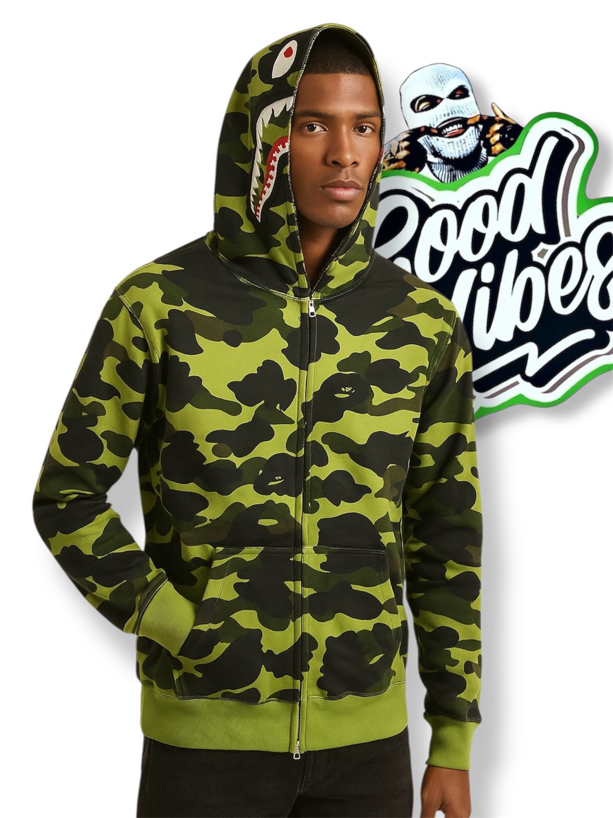 CHAQUETA BAPE SHARK.