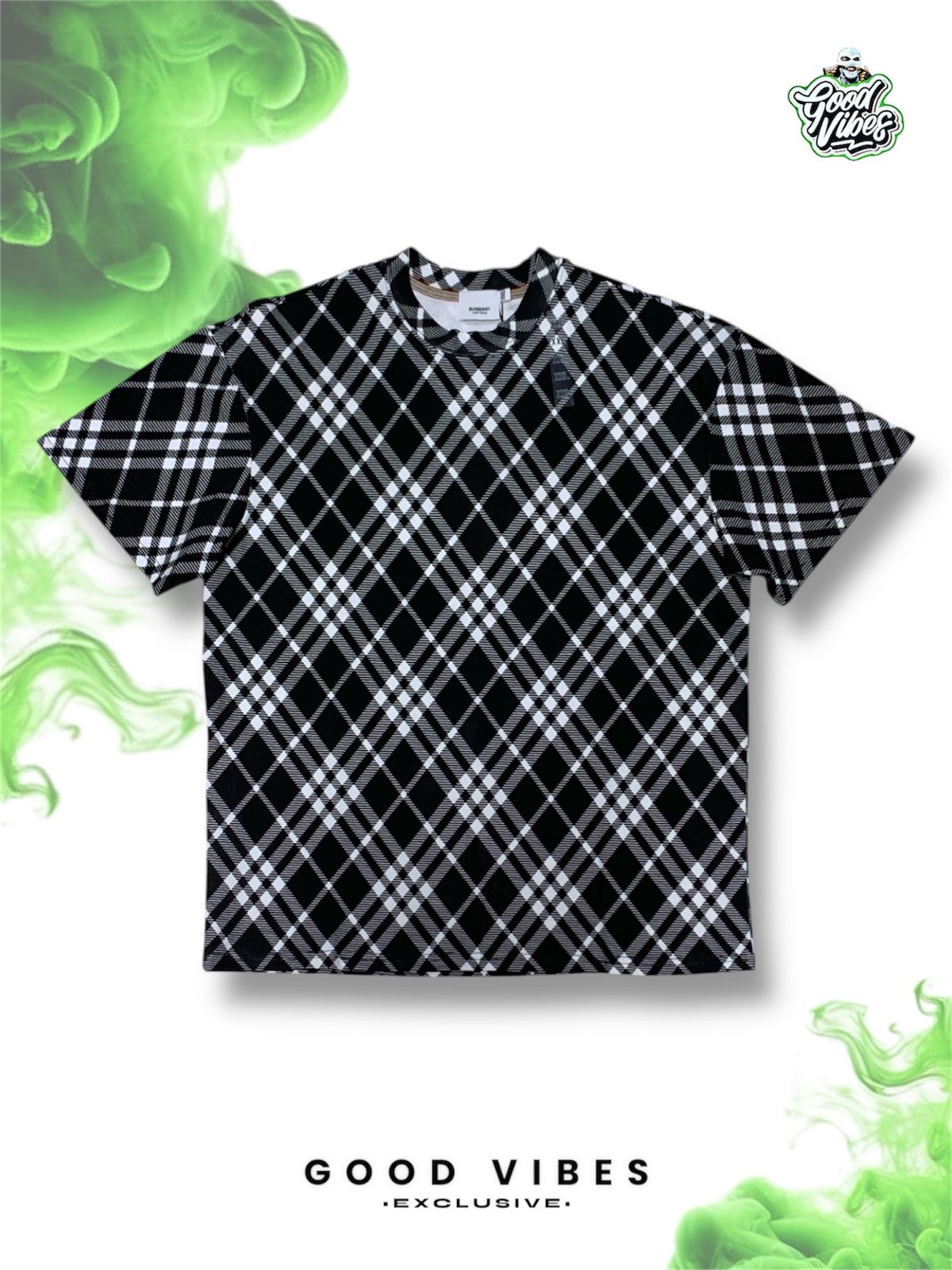 CAMISETA BURBERRY DIAGONAL - CUELLO REDONDO