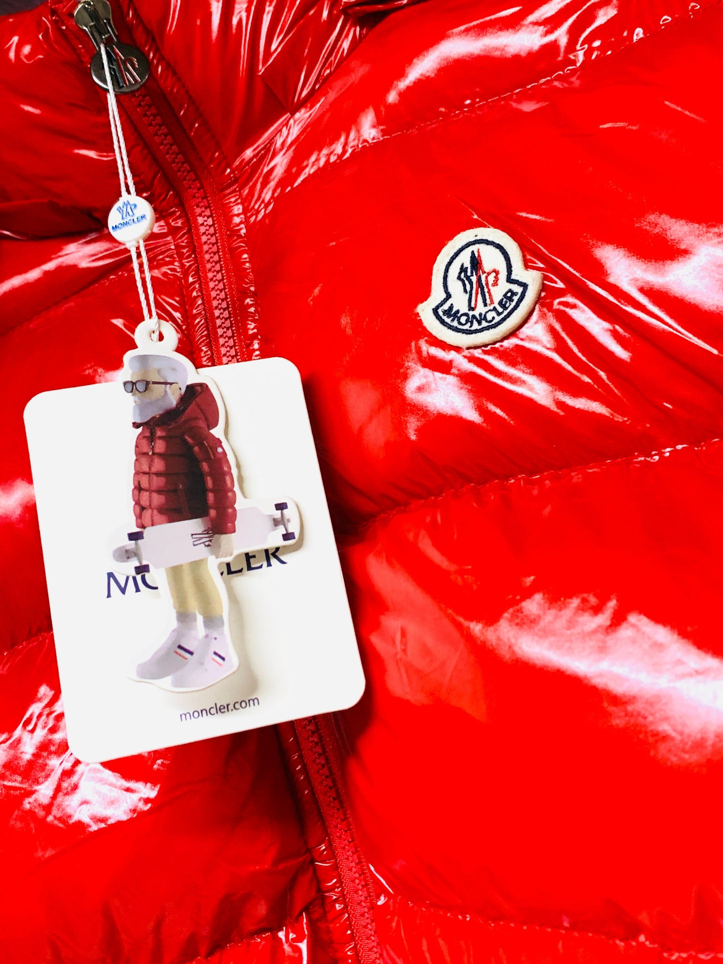 CHALECO MONCLER ROJO.