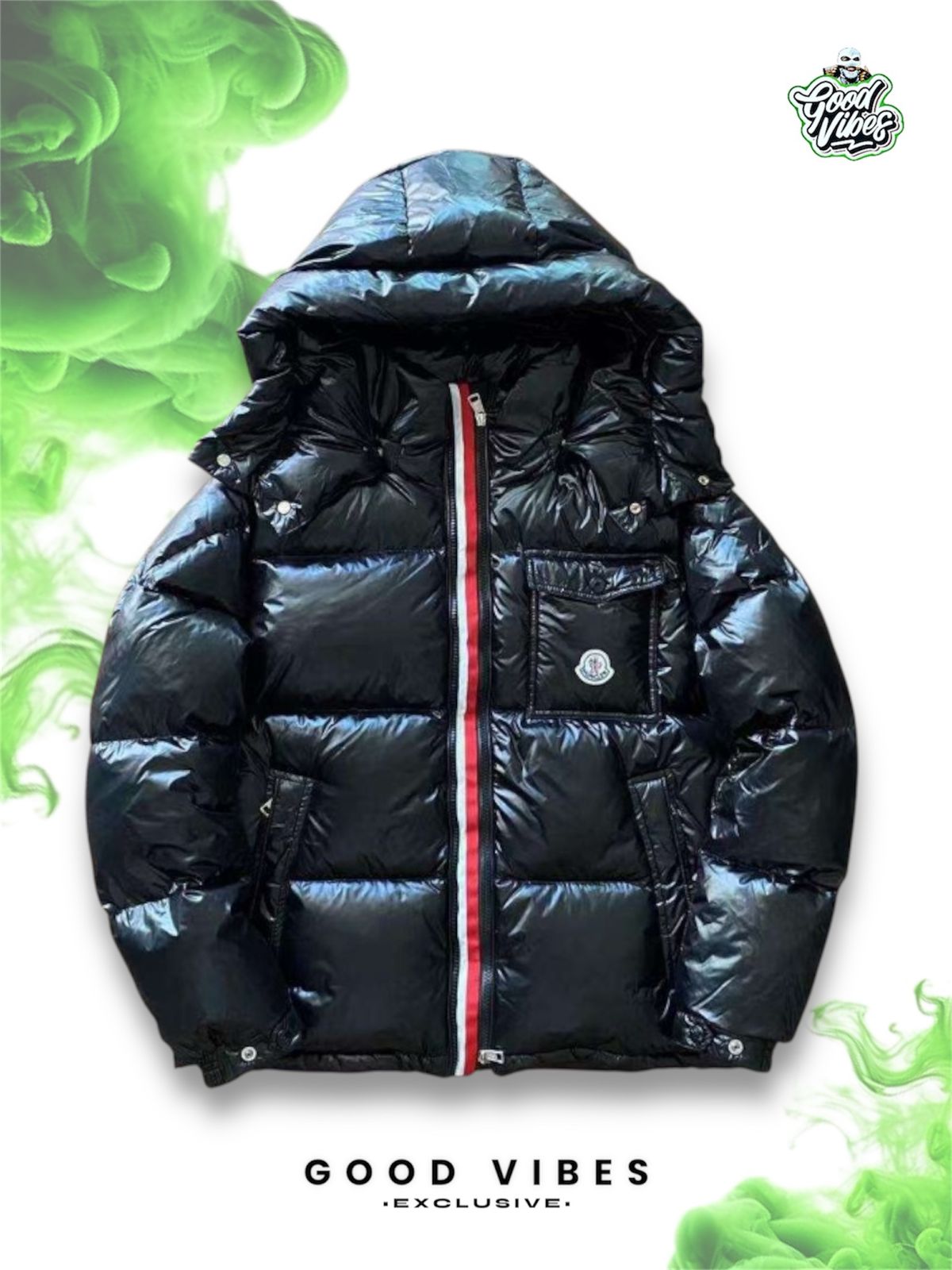 CHAQUETA MONCLER NEGRA.