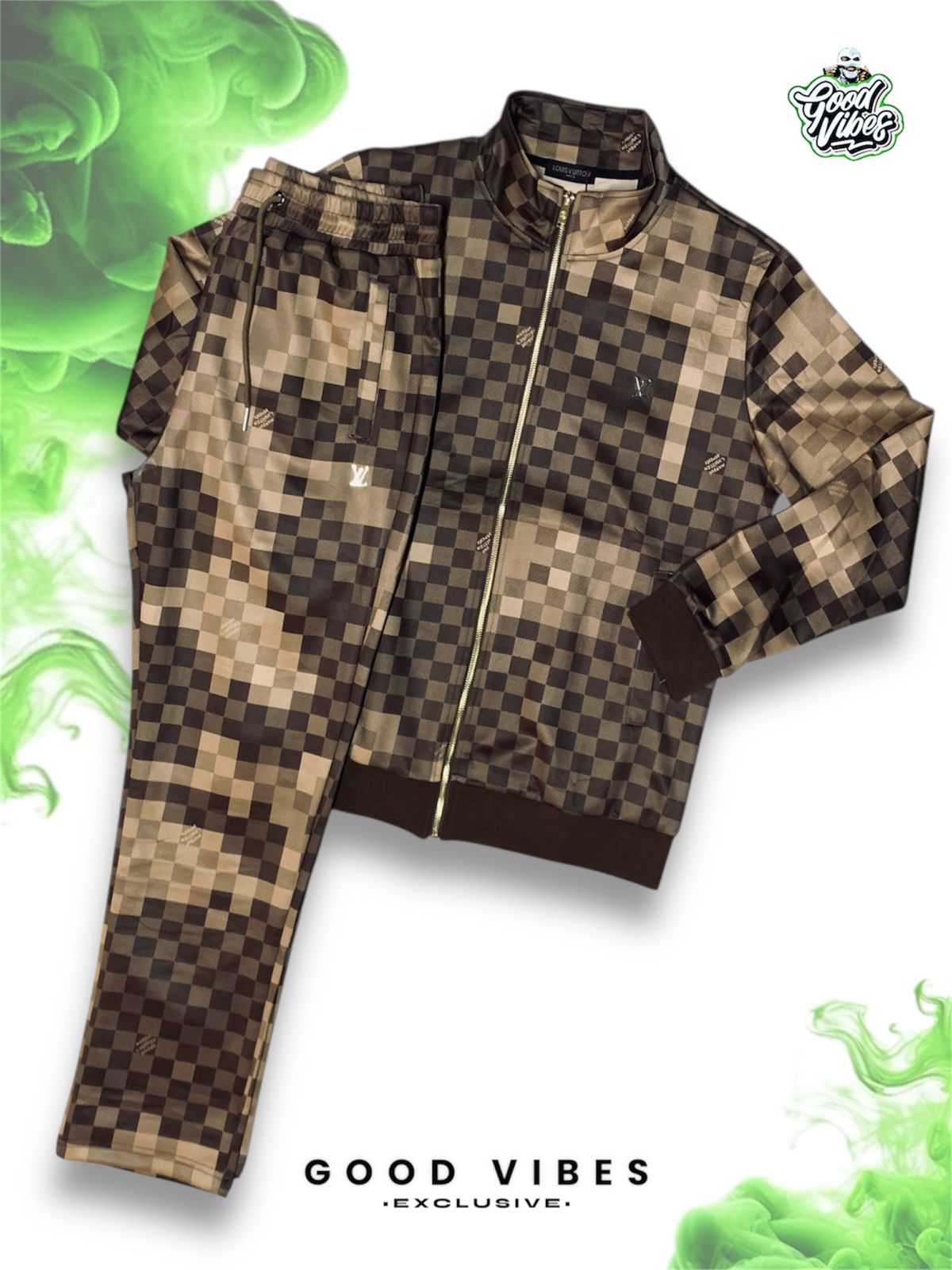 CONJUNTO LOUIS VUITTON CAFE.