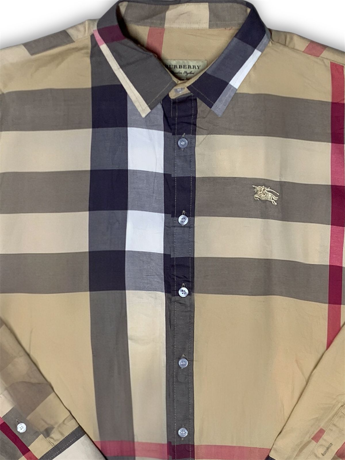 CAMISA BURBERRY MANGA LARGA.