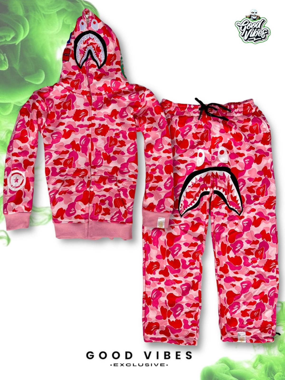CONJUNTO BAPE SHARK EDITION SPECIAL.