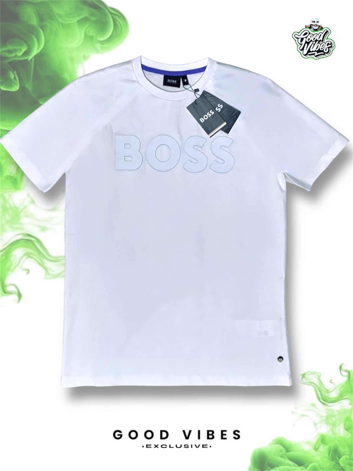 CAMISETA HUGO BOSS CUELLO REDONDO.