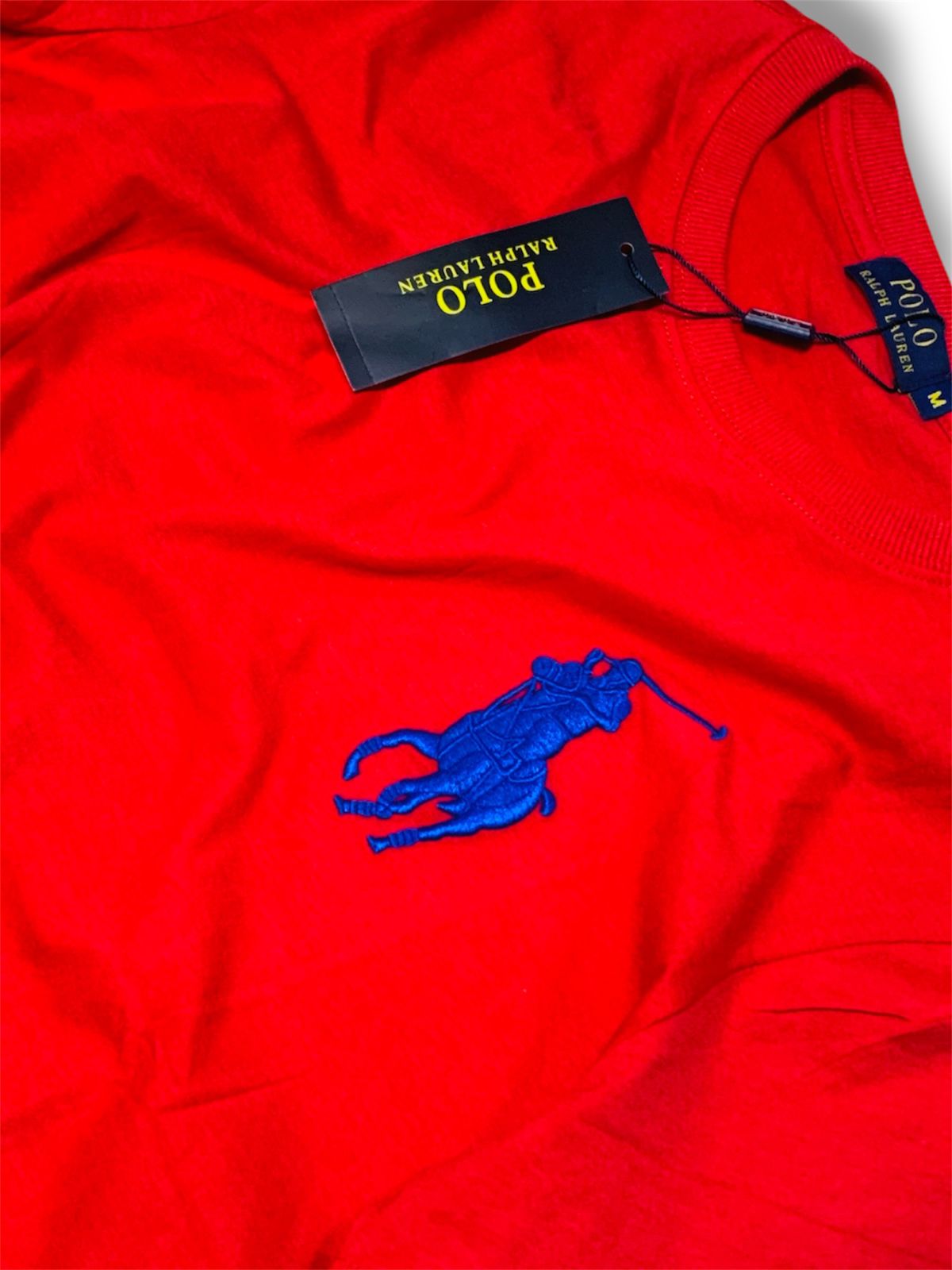 CAMISETA POLO RALPH LAUREN CUELLO REDONDO.