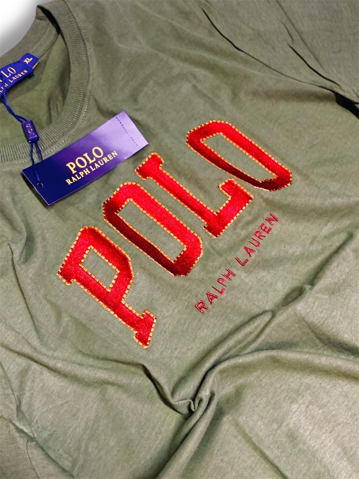 CAMISETA POLO RALPH LAUREN CUELLO REDONDO.