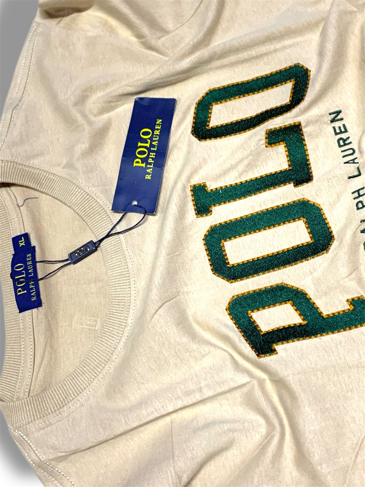 CAMISETA POLO RALPH LAUREN CUELLO REDONDO.