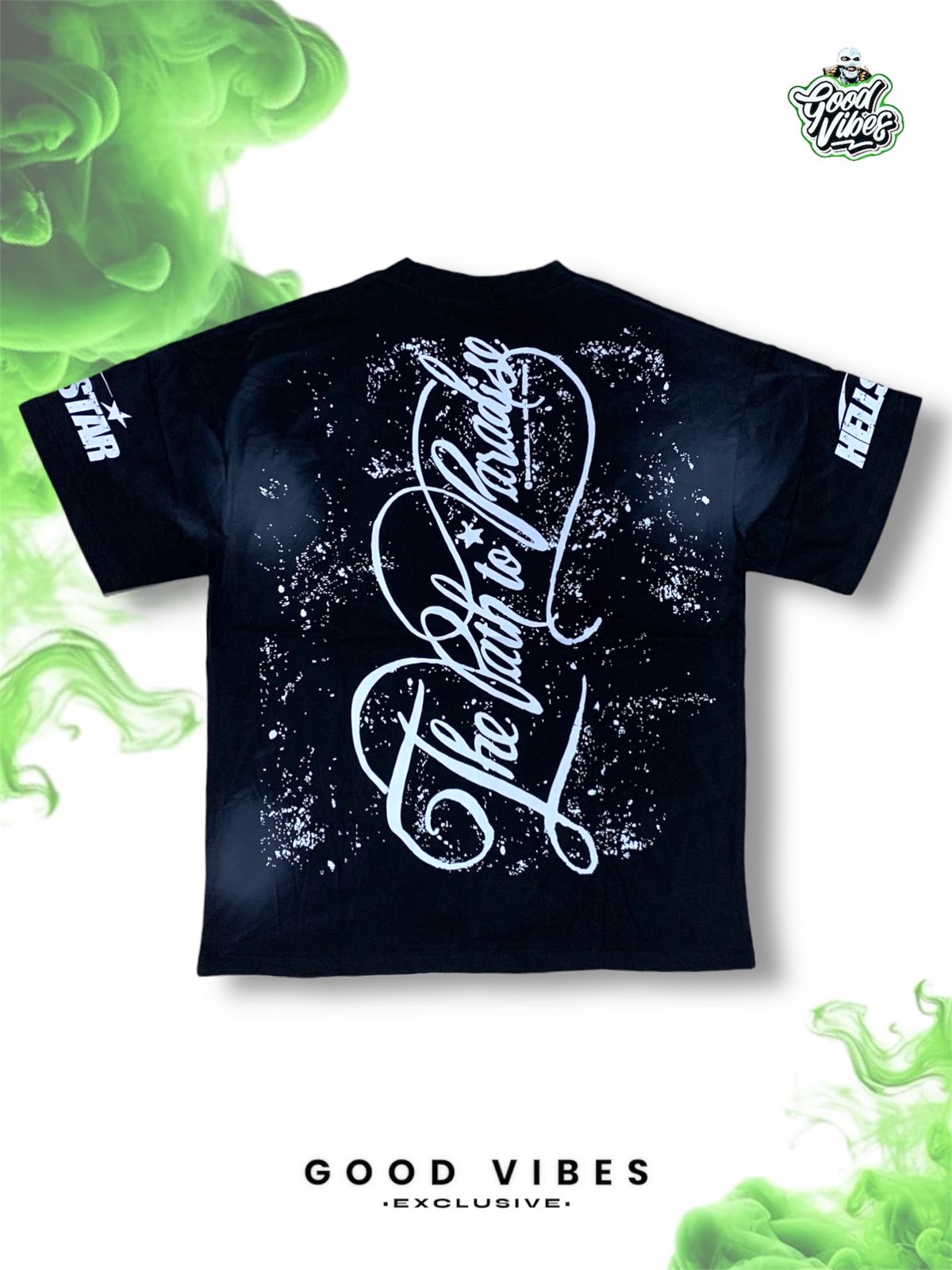 CAMISETA HELLSTAR OVERSIZE CUELLO REDONDO.
