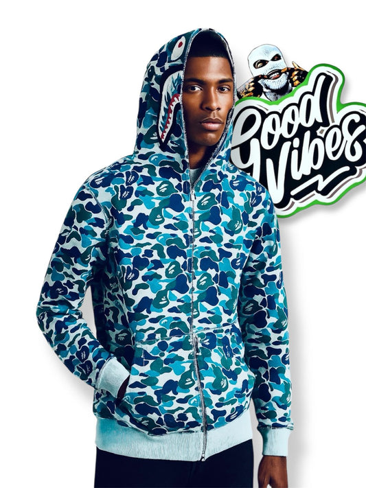 CHAQUETA BAPE SHARK.