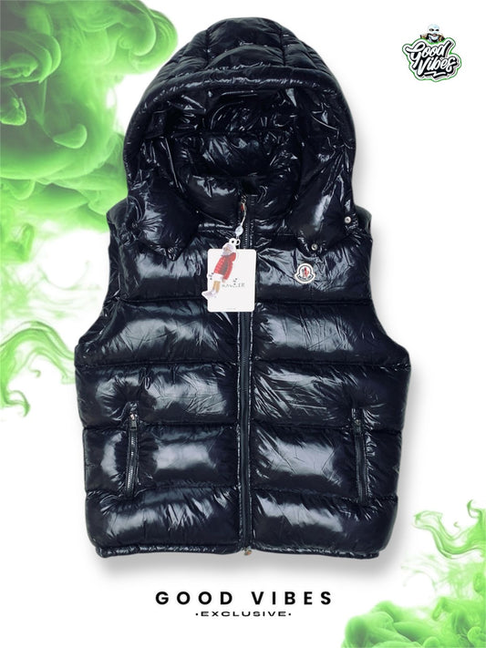 CHALECO MONCLER NEGRO.