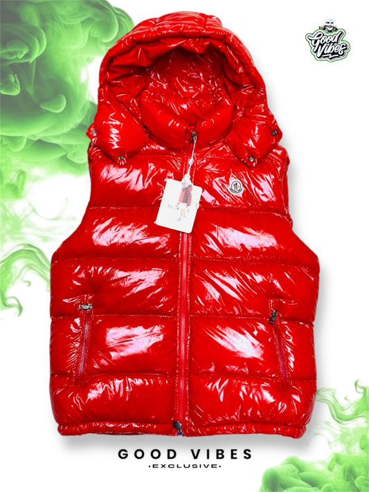 CHALECO MONCLER ROJO.