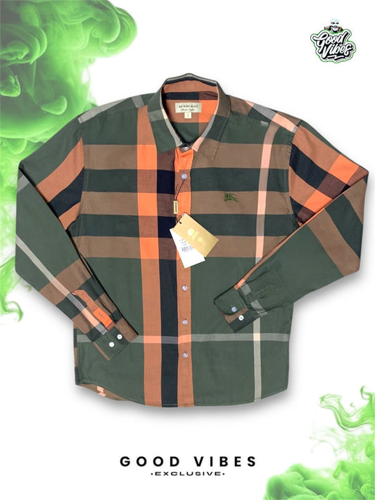 CAMISA BURBERRY MANGA LARGA.
