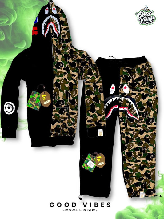 CONJUNTO BAPE SHARK EDITION SPECIAL.