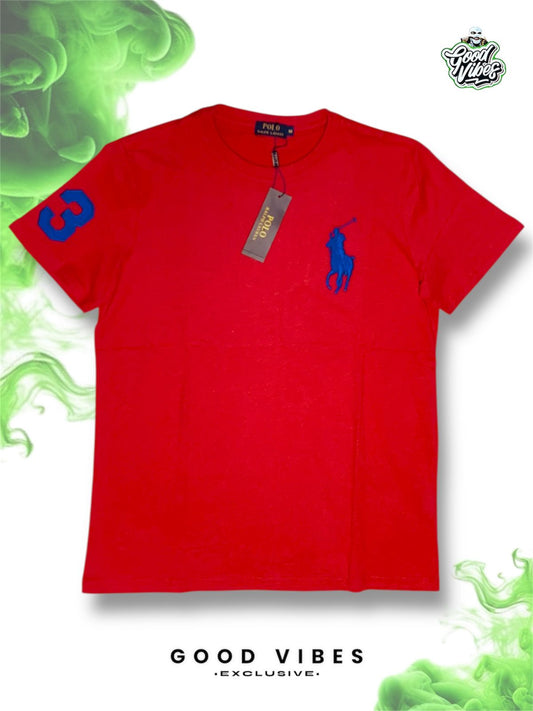 CAMISETA POLO RALPH LAUREN CUELLO REDONDO.