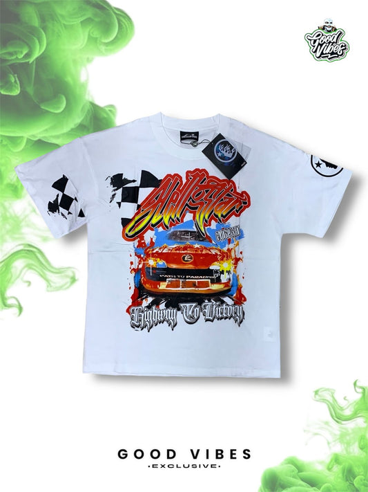 CAMISETA HELLSTAR OVERSIZE CUELLO REDONDO.